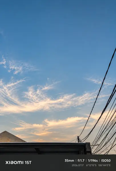 Langit pagi yang cerah