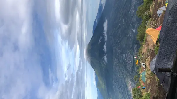 Pemandangan Sindoro dari SunriseCamp Gunung Sumbing!!!